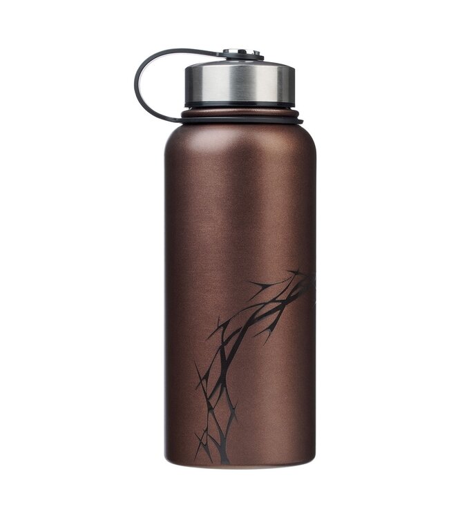 Amazing Grace Metallic Brown Crown of Thorns Stainless Steel Water Bottle | 不鏽鋼保溫水瓶