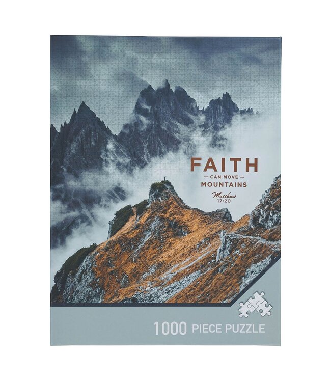 Faith Can Move Mountains 1000-piece Puzzle - Matthew 17:20 | 1000塊拼圖