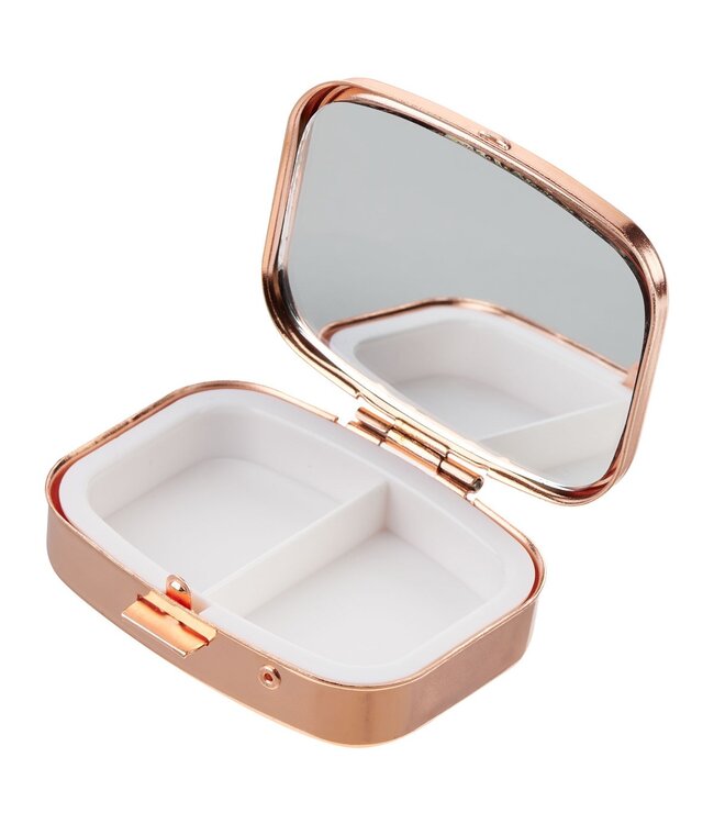 Every Good and Perfect Gift Rose Gold Pill Case - James 1:17 | 便攜藥盒
