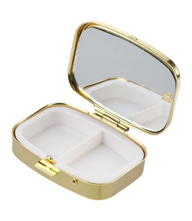 He Restores My Soul Green Floral Pill Case - Psalm 23:3 | 便攜藥盒