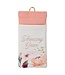 Amazing Grace Cream and Coral Floral Faux Leather Double Eyeglass Case | 仿皮眼鏡袋