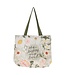 He Restores My Soul Green Floral Garden Tote Bag - Psalm 23:3 | 帆布袋