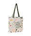 He Restores My Soul Green Floral Garden Tote Bag - Psalm 23:3 | 帆布袋