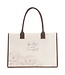 Be Strong and Courageous Floral Canvas Tote Bag - Joshua 1:9 | 帆布手提袋