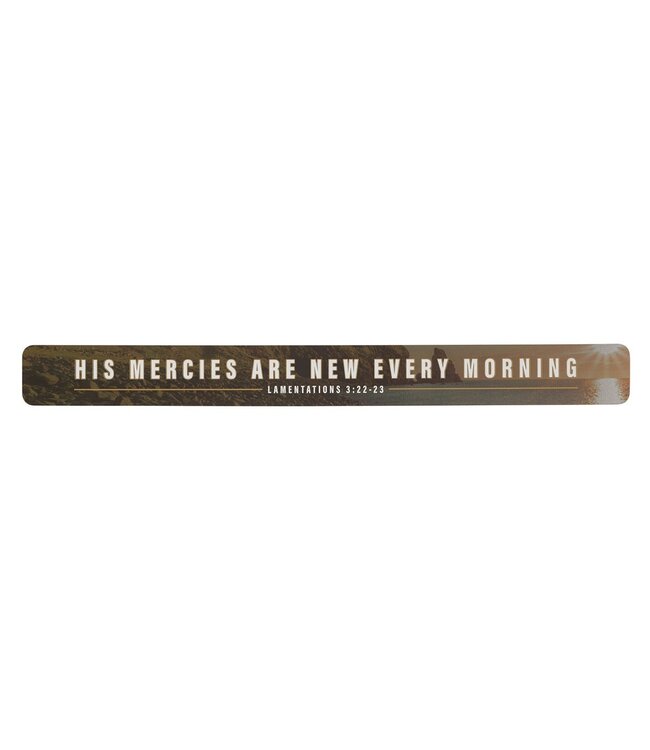 His Mercies Are New Large Magnetic Strip - Lamentations 3:22–23 | 大條冰箱貼