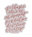 Perhaps This is the Moment Pink Magnet - Esther 4:14 | 冰箱貼