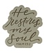 He Restores My Soul Green Magnet - Psalm 23:3 | 冰箱貼