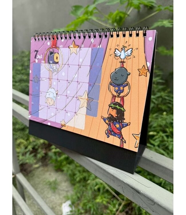 2026插畫桌曆