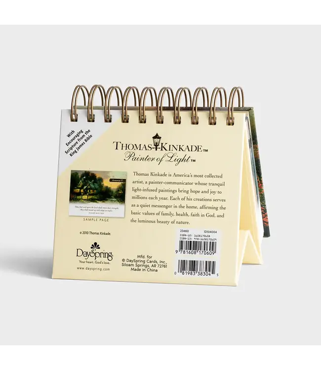 Thomas Kinkade - Painter of Light - Perpetual Calendar (Day Brightener)