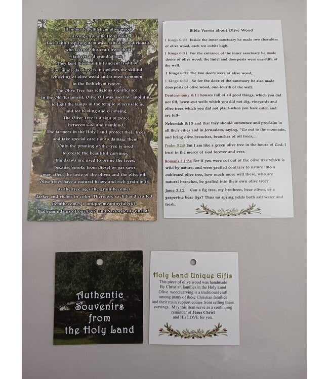 Pocket Prayer Comfort Cross (medium size) | 手工橄欖木療癒十字架