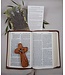 Bethlehem Olive Wood Comfort Cross: Handheld Palm Cross, Heart (large size) | 手工橄欖木療癒十字架（鴿子）