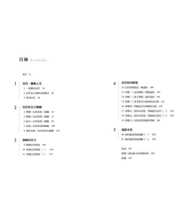 為信任立界線：懂得何時給出或保留，如何贏得或修補信任 | Trust: Knowing When to Give It, When to Withhold It, How to Earn It, and How to Fix It When It Gets Broken