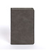 NASB Personal Size Bible, Charcoal LeatherTouch