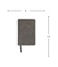 NASB Personal Size Bible, Charcoal LeatherTouch