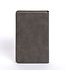 NASB Personal Size Bible, Charcoal LeatherTouch