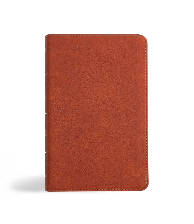 NASB Personal Size Bible, Burnt Sienna LeatherTouch