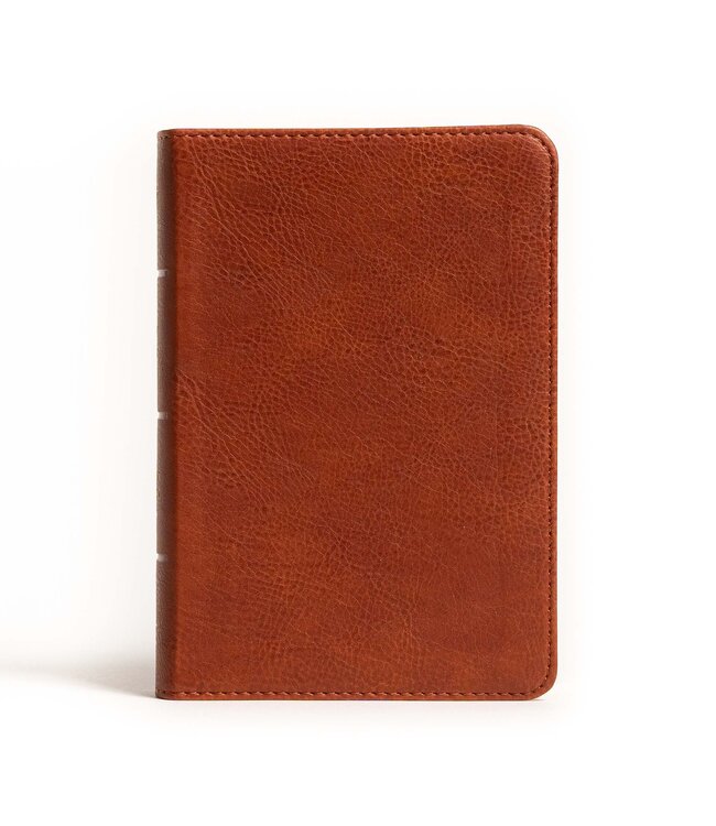 NASB Large Print Compact Reference Bible, Burnt Sienna LeatherTouch