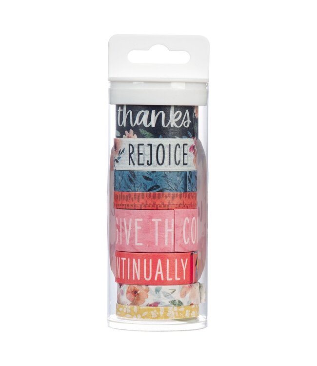 Give Thanks Always Washi Tape Set - 1 Thessalonians 5:16-17 | 和紙膠帶套裝