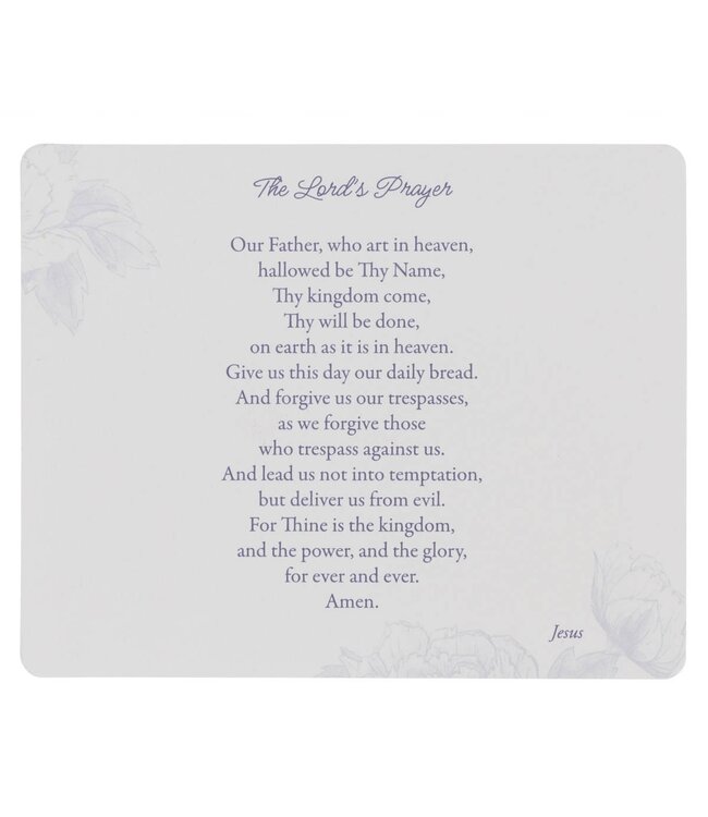 Confession of Our Hope Blue Floral Prayer Cards in Tin - Hebrews 10:23 | 鐵盒裝祈禱卡