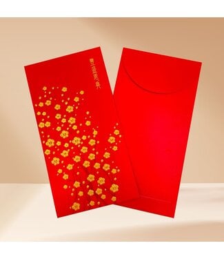 台灣華宣 CCLM 浮雕燙金紅包——豐盛恩典（3入）