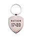 Faith Mountain Vista Metal Key Ring - Matthew 17:20 | 金屬鑰匙圈