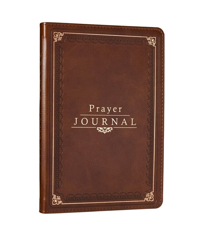 The Lord's Prayer Brown Faux Leather Prayer Journal - Matthew 6: 9-13 | 仿皮祈禱日誌