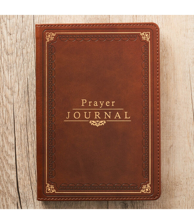 The Lord's Prayer Brown Faux Leather Prayer Journal - Matthew 6: 9-13 | 仿皮祈禱日誌