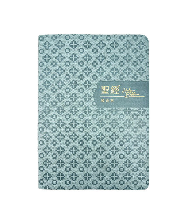 聖經．和合本．紅字橫排．皮面索引．藍金