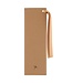 Give Thanks Butterscotch Faux Leather Bookmark - Psalm 106:1 | 仿皮書籤