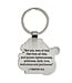 Man of God Black and Silver Metal Keychain - 1 Timothy 6:11 | 金屬鑰匙圈