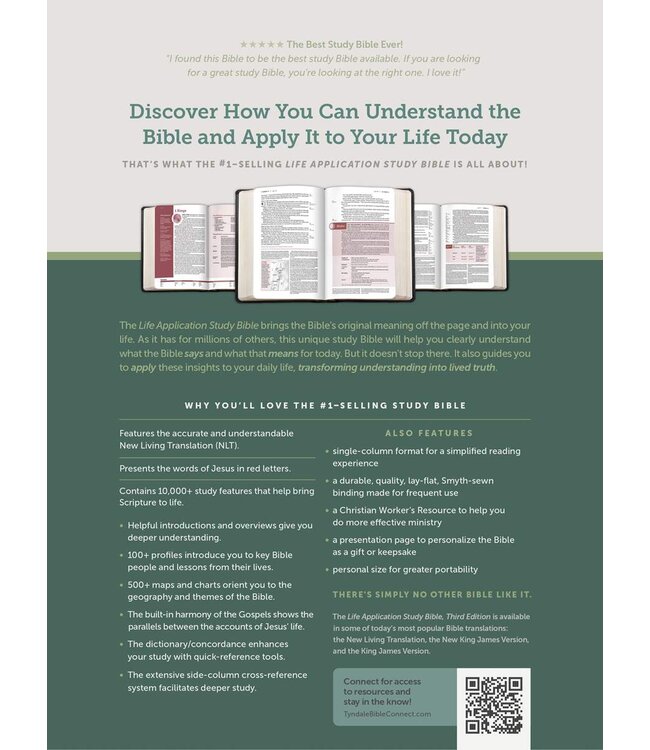 NLT Life Application Study Bible (Third Edition) (RL)-Hardcover