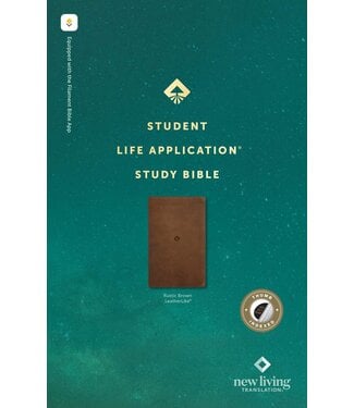 Tyndale House NLT Student Life Application Study Bible, Filament Enabled (LeatherLike, Indexed, Rustic Brown, Red Letter)