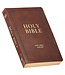 Chestnut Brown Faux Leather King James Version Gift Bible