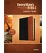 Every Man’s Bible NIV, Large Print (LeatherLike, Black/Tan TuTone)