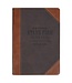 Stand Firm in the Faith Honey-brown and Espresso Faux Leather Classic Journal - 1 Corinthians 16:13 | 仿皮筆記本