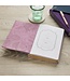 Strength and Dignity Dusty Purple Floral Faux Leather Classic Journal - Proverbs 31:25 | 仿皮筆記本
