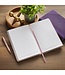Strength and Dignity Dusty Purple Floral Faux Leather Classic Journal - Proverbs 31:25 | 仿皮筆記本