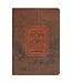 Hope in the Lord Chestnut Brown Faux Leather Classic Journal - Isaiah 40:31 | 仿皮筆記本