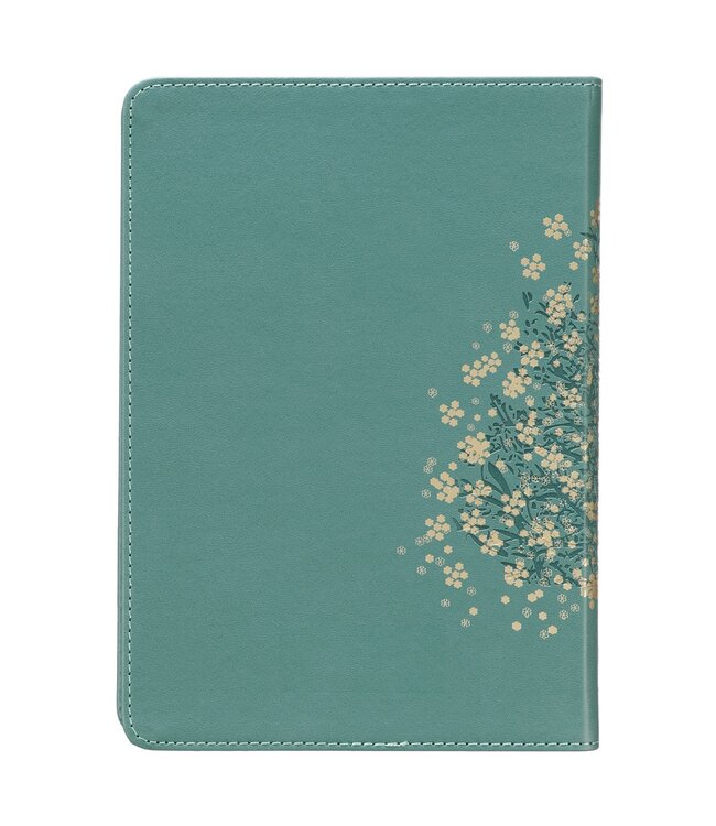 Be Still & Know Teal Faux Leather Classic Journal - Psalm 46:10 | 仿皮筆記本