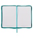 Trust in the Lord Teal Floral Faux Leather Journal with Zipper Closure - Proverbs 3:5 | 仿皮筆記本，附拉鍊封口