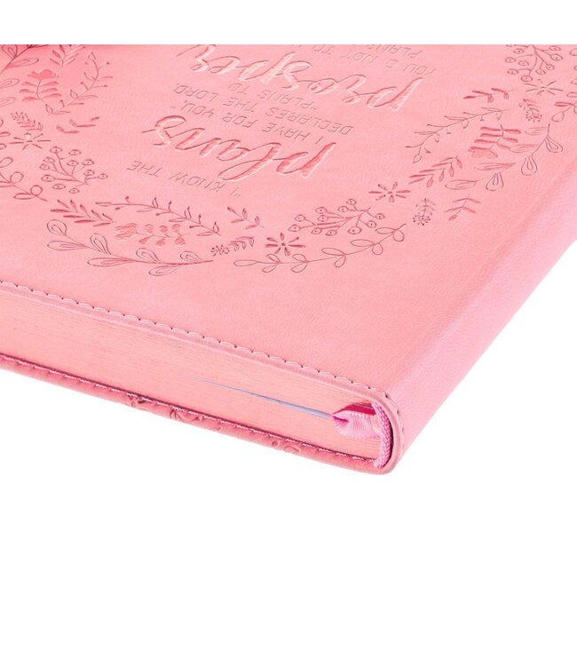 I Know the Plans Pink Faux Leather Classic Journal - Jeremiah 29:11 | 仿皮筆記本