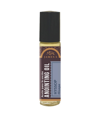 B&H Publishing Group Anointing Oil-Hyssop Roll On-1/3 Oz | 膏油-牛膝草滾珠瓶-1/3盎司