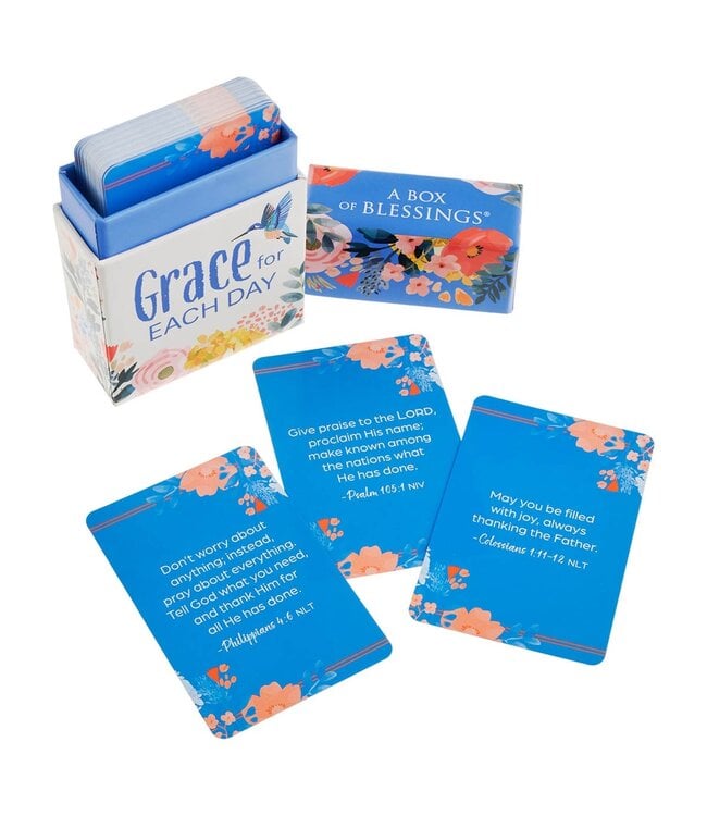 Grace for Each Day Box of Blessings | 祝福金句卡