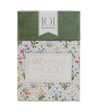 Christian Art Gifts Wildflower 101 Moments With God For Moms Box of Blessings | 祝福金句卡