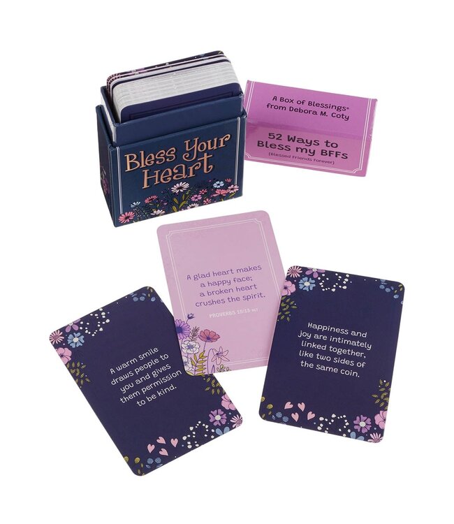 Bless Your Heart Box of Blessings® – 52 Ways to Bless My BFFs (Blessed Friends Forever) | 祝福金句卡