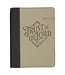 Trust in the Lord Black and Sand Faux Leather Classic Journal with Pen Holder - Proverbs 3:5 | 仿皮筆記本附筆槽
