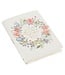 A Sweet Friendship Bright Floral Wreath Faux Leather Classic Journal with Zipper Closure - Proverbs 27:9 | 仿皮拉鍊筆記本