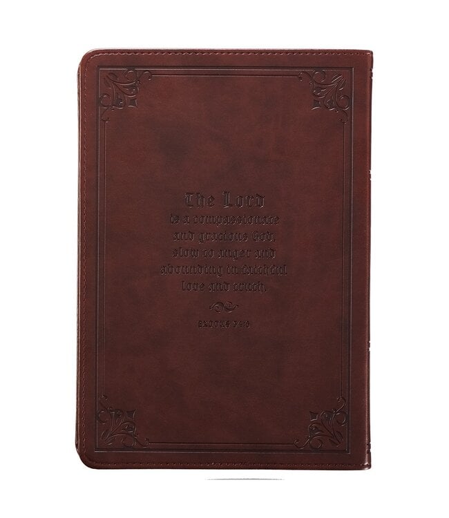 Names of God Chestnut Brown Faux Leather Classic Journal | 仿皮筆記本