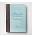 Blessed Teal Faux Leather Journal with Zippered Closure - Luke 1:45 | 仿皮筆記本附拉鏈封口