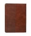 Be Strong and Courageous Saddle Tan Handy-sized Faux Leather Journal - Joshua 1:9 | 仿皮輕便筆記本